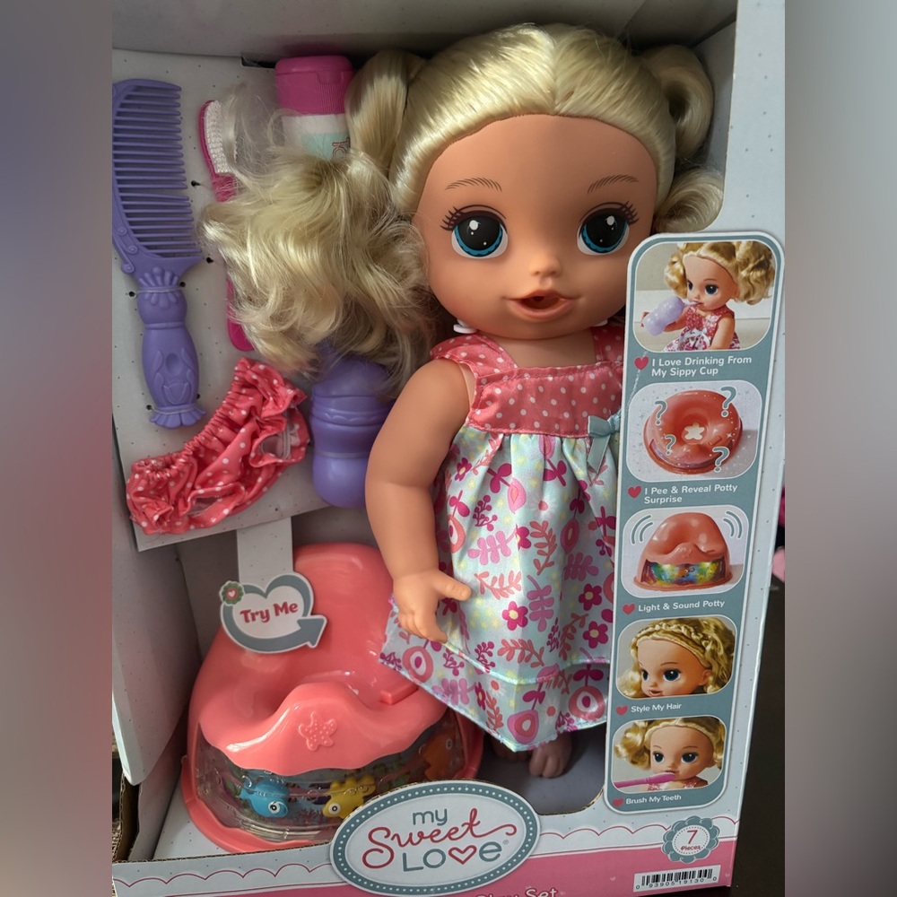 My sweet love potty training doll